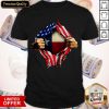 American Flag Texas Proud Inside Me Shirt