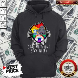 Blood Inside Me Stitch And Night Fury Stay Different Stay Weird Hoodie