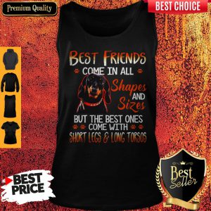Dachshund Best Friends Come In All Shapes And Sizes Tank Top