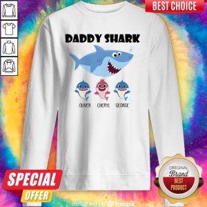 Daddy Shark Oliver Cheryl George Sweatshirt