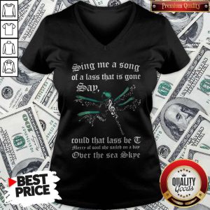 Dragonfly Sing Me A Song Of A Lass That Is Gone Say Could That Lass Be I Merry Of Soul She Sailed On A Dad Over The Sea Skye V-neck