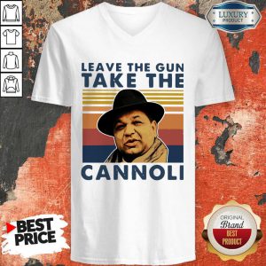 Leave The Gun Take The Cannoli Vintage V-neck