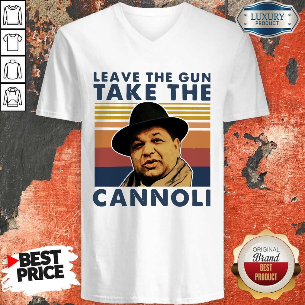 Leave The Gun Take The Cannoli Vintage V-neck Leave The Gun Take The Cannoli Vintage V-neck