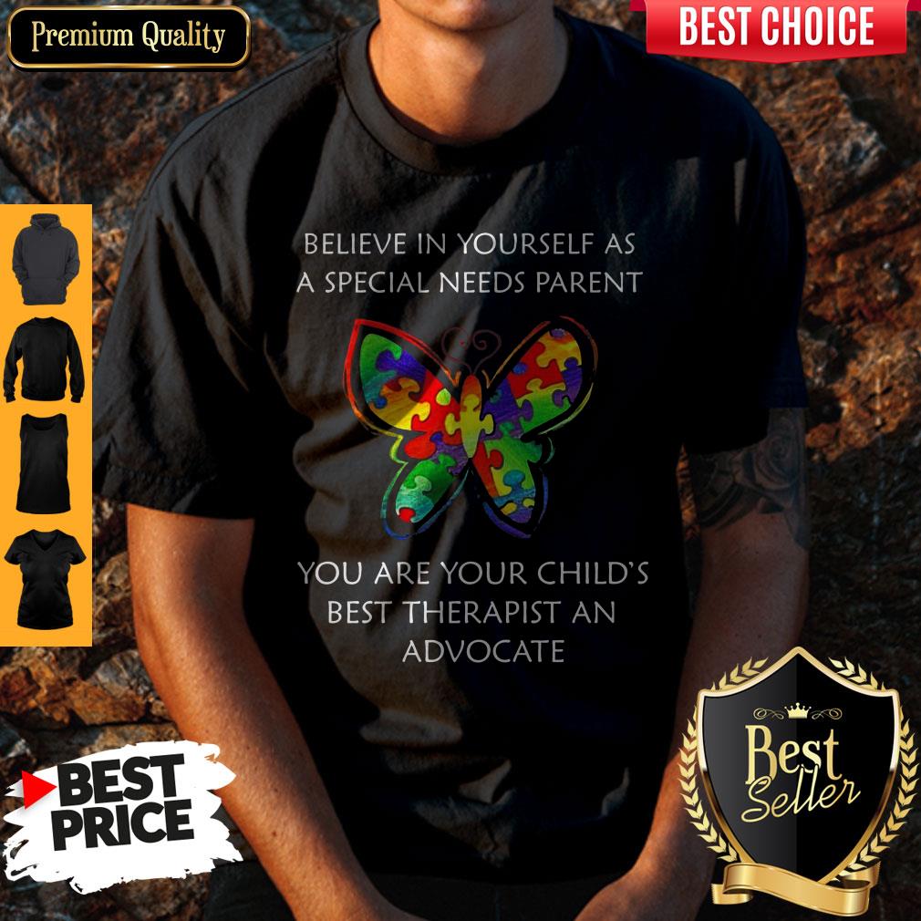 LGBT Butterfly Believe In Yourself As A Special Needs Parent Shirt