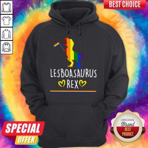 LGBT T-rex Dinosaur Lesboasaurus Rex Hoodie