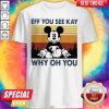 Mickey Mouse Yoga Eff You See Kay Why Oh You Vintage Shirt