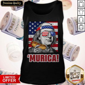 Murica Benjamin Franklin Hot Dog Tank Top