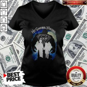 My Super Power Dad V-neck