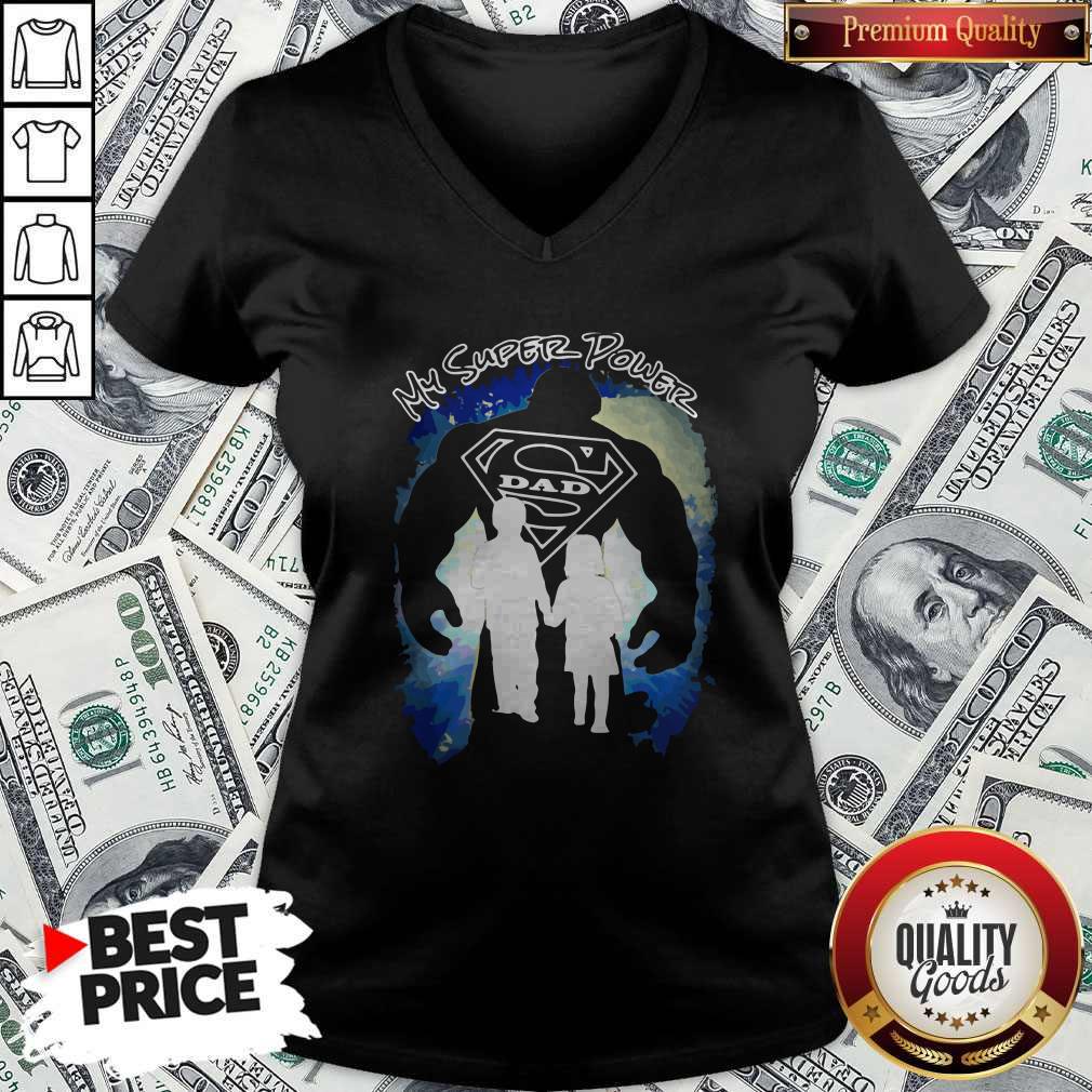 My Super Power Dad V-neck My Super Power Dad V-neck