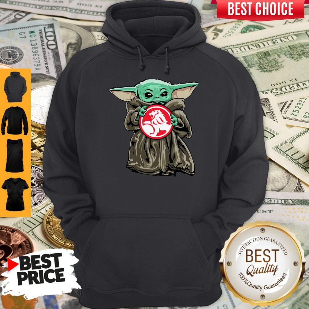 Nice Baby Yoda Hug Holden Logo Hoodie Nice Baby Yoda Hug Holden Logo Hoodie
