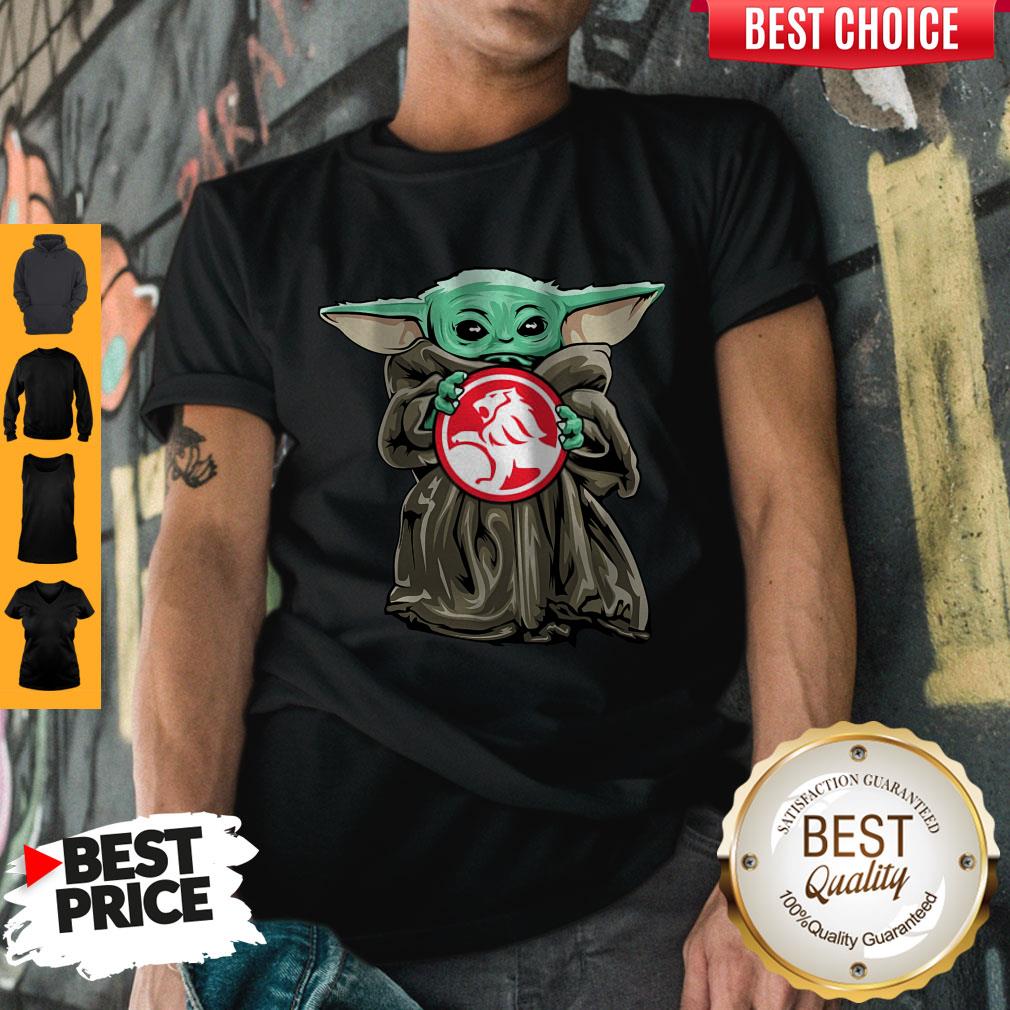Nice Baby Yoda Hug Holden Logo Shirt