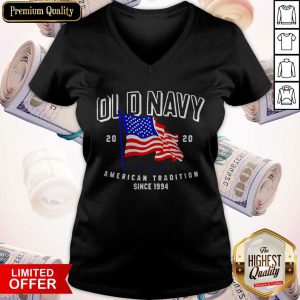 Old Navy American Tradition Since 1994 Flag V-neck