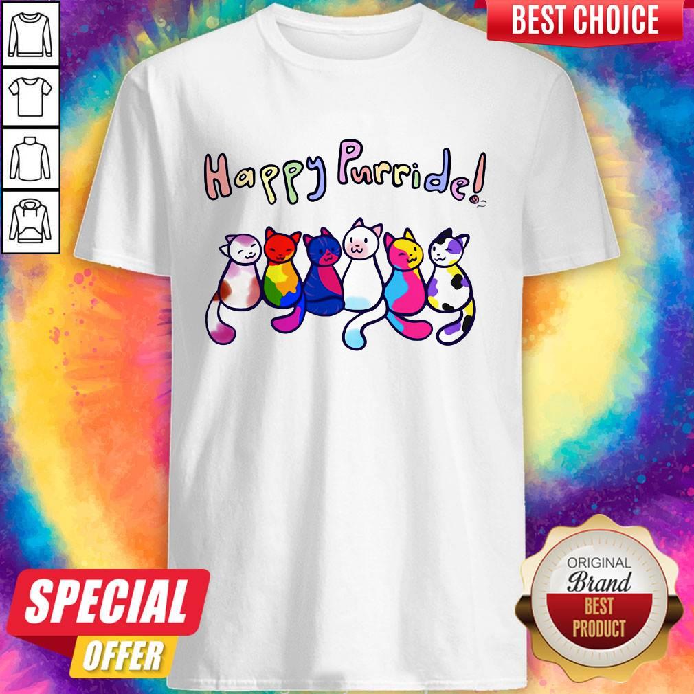 Premium Cats Happy Purride Shirt