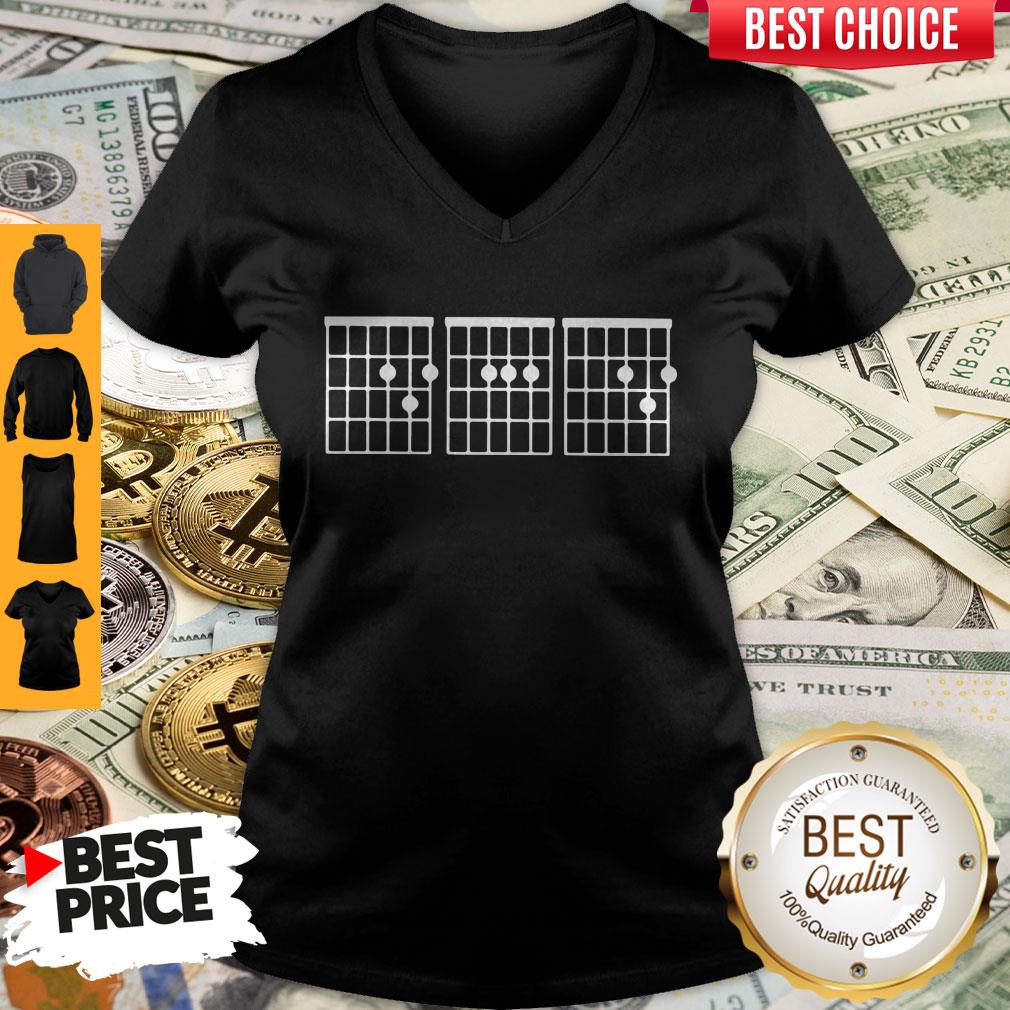 Premium Dad Guitar V-neck Premium Dad Guitar V-neck