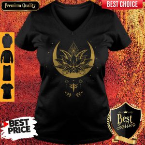 Premium Galaxy Lotus V-neck