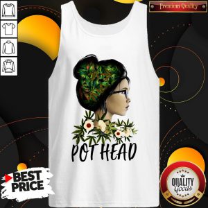 Premium Weed Girl Pot Head Tank Top