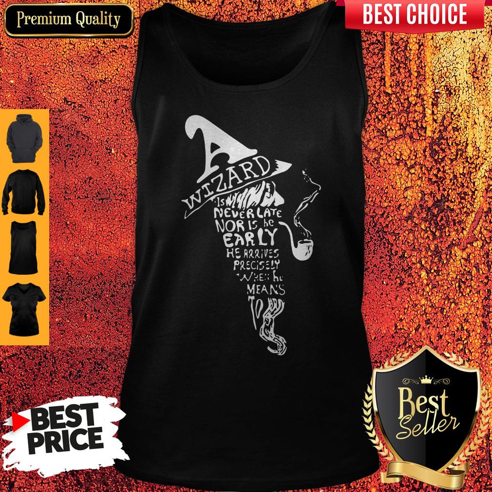Premium Wizards Are Never Late Tank Top Premium Wizards Are Never Late Tank Top