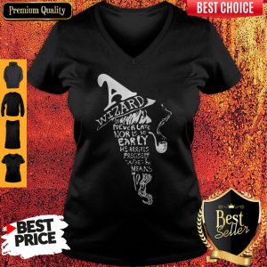 Premium Wizards Are Never Late V-neck