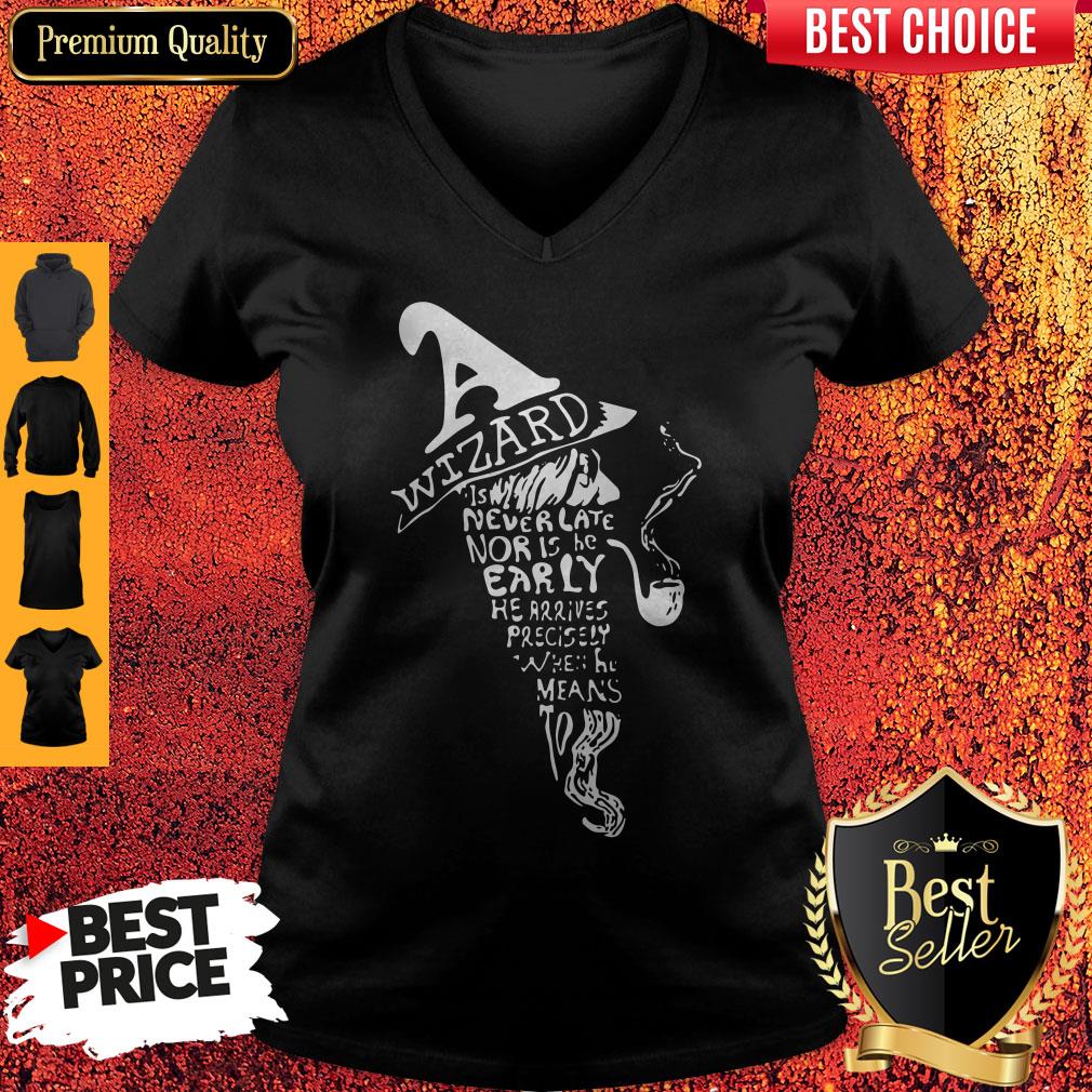 Premium Wizards Are Never Late V-neck Premium Wizards Are Never Late V-neck