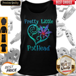 Pretty Little Pothead Heart Weed Tank Top