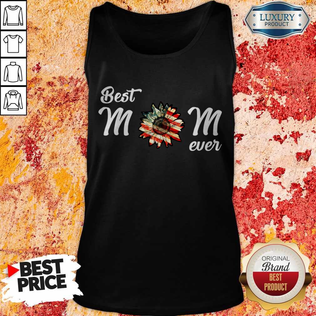 Sunflower Best Mom Ever American Tank Top Sunflower Best Mom Ever American Tank Top