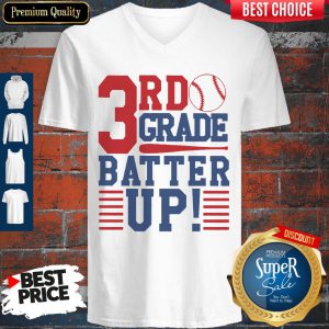 Tennis 3rd Grade Batter Up V-neck