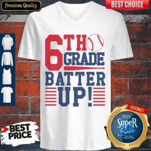 Tennis 6th Grade Batter Up V-neck
