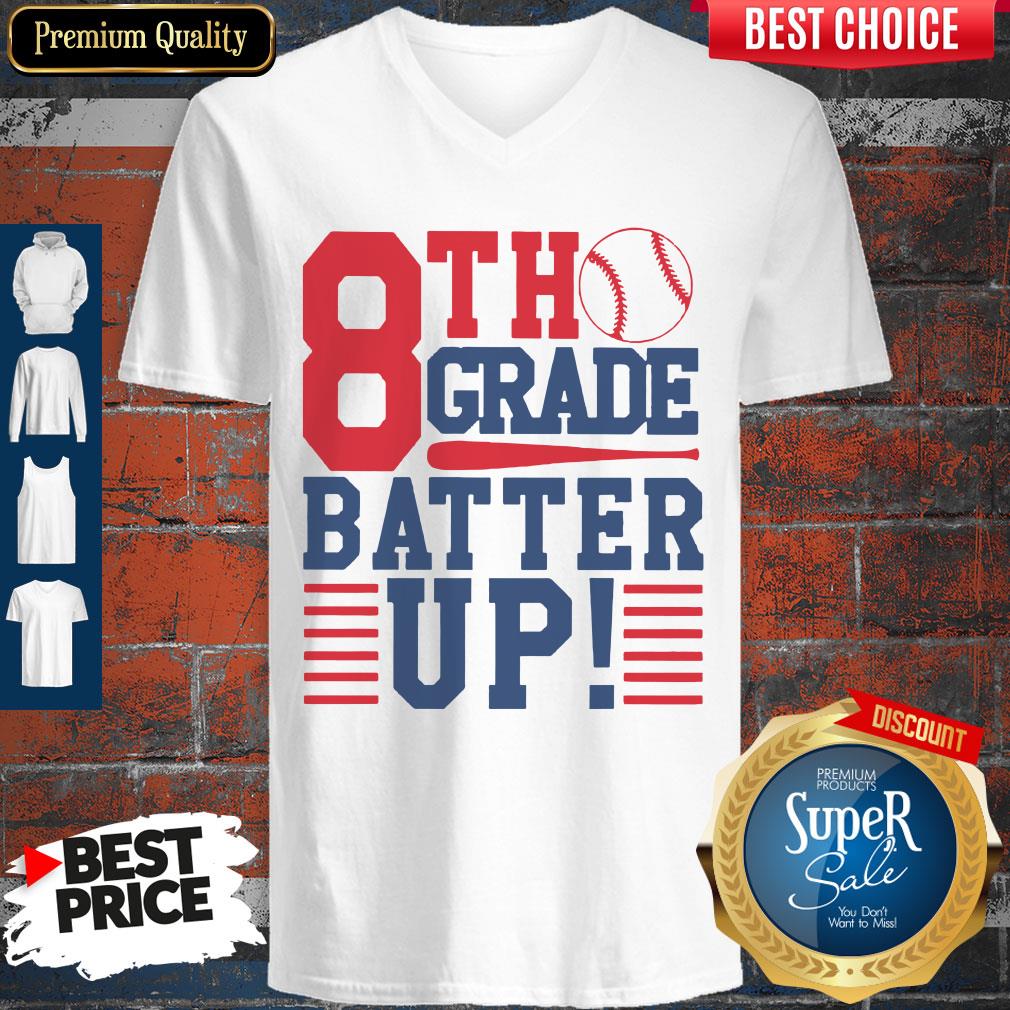 Tennis 8th Grade Batter Up V-neck Tennis 8th Grade Batter Up V-neck