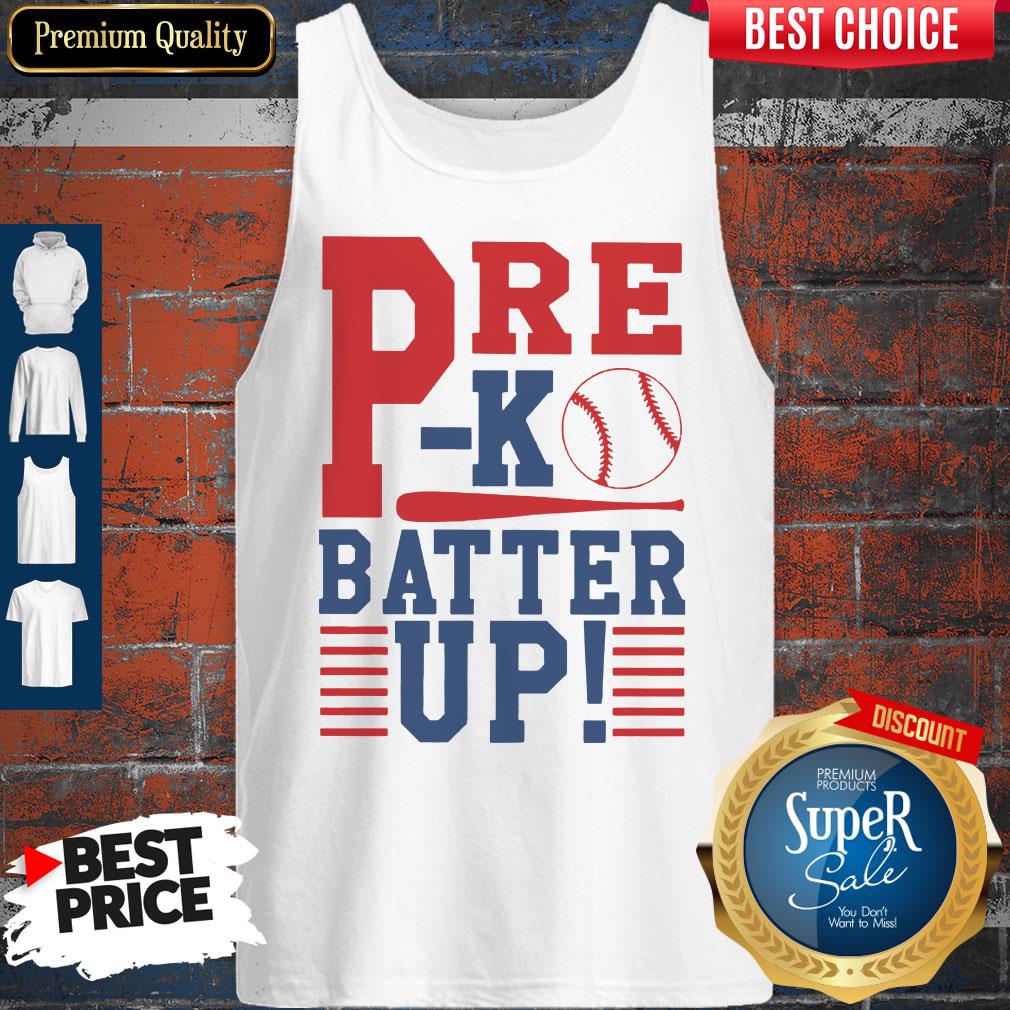Tennis Pre-K Batter Up Tank Top Tennis Pre-K Batter Up Tank Top
