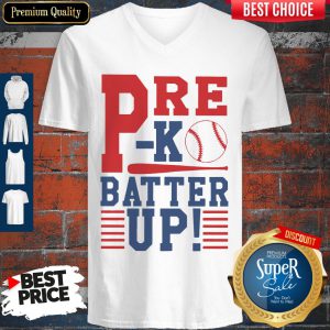 Tennis Pre-K Batter Up V-neck