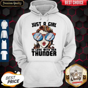 Top Just A Girl In Love With Her Oklahoma City Thunder Hoodie