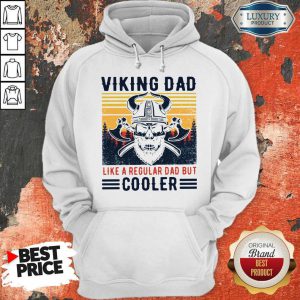 Viking Dad Like A Regular Dad But Cooler Vintage Hoodie