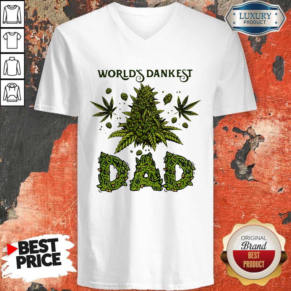 Weed World’s Dankest Dad V-neck Weed World’s Dankest Dad V-neck