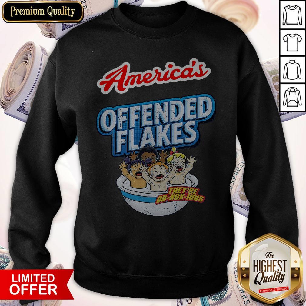 Awesome America's Offended Flakes Sweatshirt Awesome America's Offended Flakes Sweatshirt