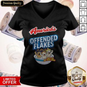 Awesome America's Offended Flakes V-neck