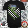 Funny Donate Life American Flag Shirt