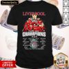 Liverpool F.C Premier League Champions 2020 Thank You For The Memories Signatures Shirt