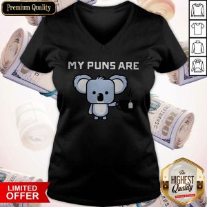 My Puns Are Koala Tea V-neck