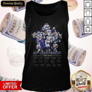 Nice Dallas Cowboys 60th Anniversary 1960 2020 Signatures Tank Top
