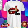 Official Diamond Tooth Chanel Red Lips Shirt
