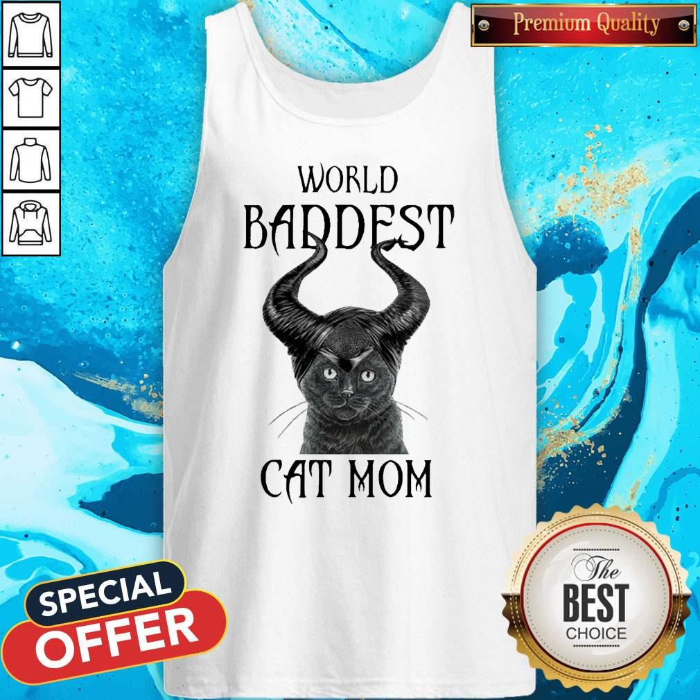 Official Maleficent Cat World Baddest Cat Mom Tank Top Official Maleficent Cat World Baddest Cat Mom Tank Top