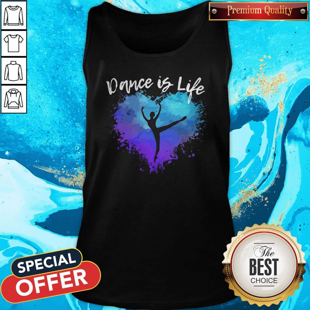 Top Dance Is Life Colorful Tank Top Top Dance Is Life Colorful Tank Top