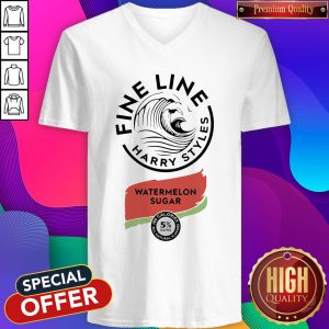 Top Fine Line Harry Styles Watermelon Sugar V-neck