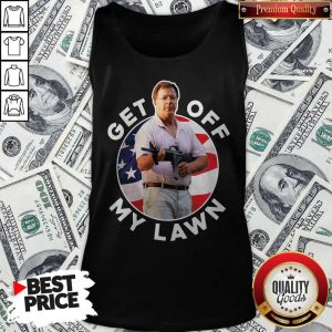 Top Get Off My Lawn V-neck
