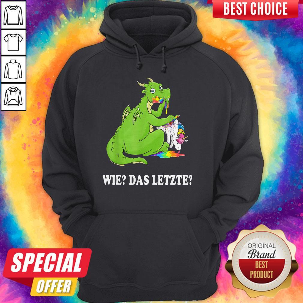 Attractive I Would Like Wie Das Letzte Dragon Unicorn Hoodie