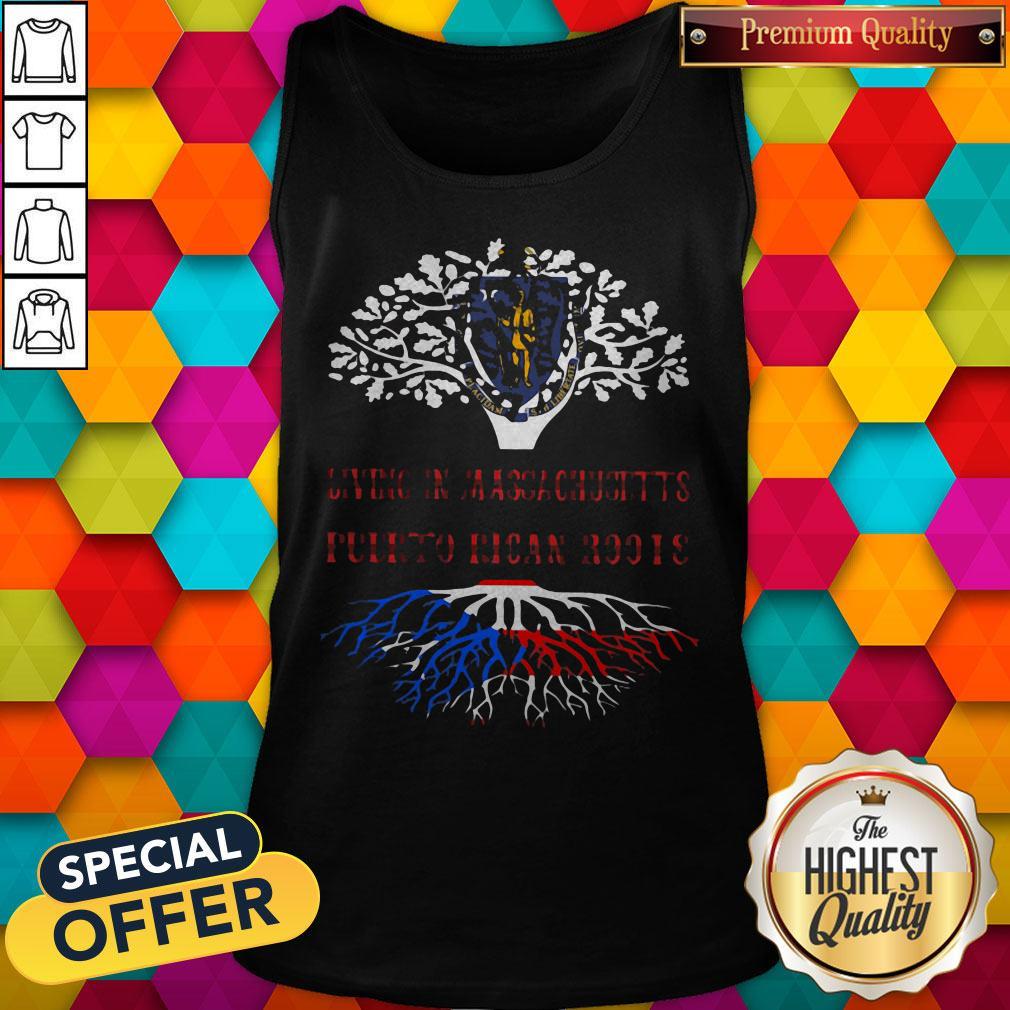 Cool Living In MassaChusetts With Puerto Rican Roots Tank Top