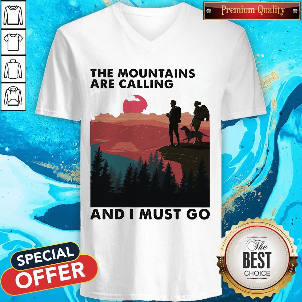 Cute Camping The Mountains Are Calling And I Must Go Tank Top