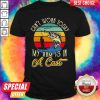 Fantastic Fishing Can't Work Today My Arm Is In A Cast Vintage Retro Shirt