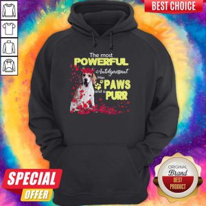 Funny The Most Powerful Antidepressant Has Paws And A Purr Hoodie