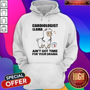 Good Cardiologist Llama Ain't Got Time For Your Drama Hoodie